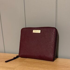 Kate Spade Burgundy Leather Wallet